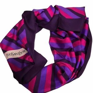 Yves Saint Laurent Silk Scarf